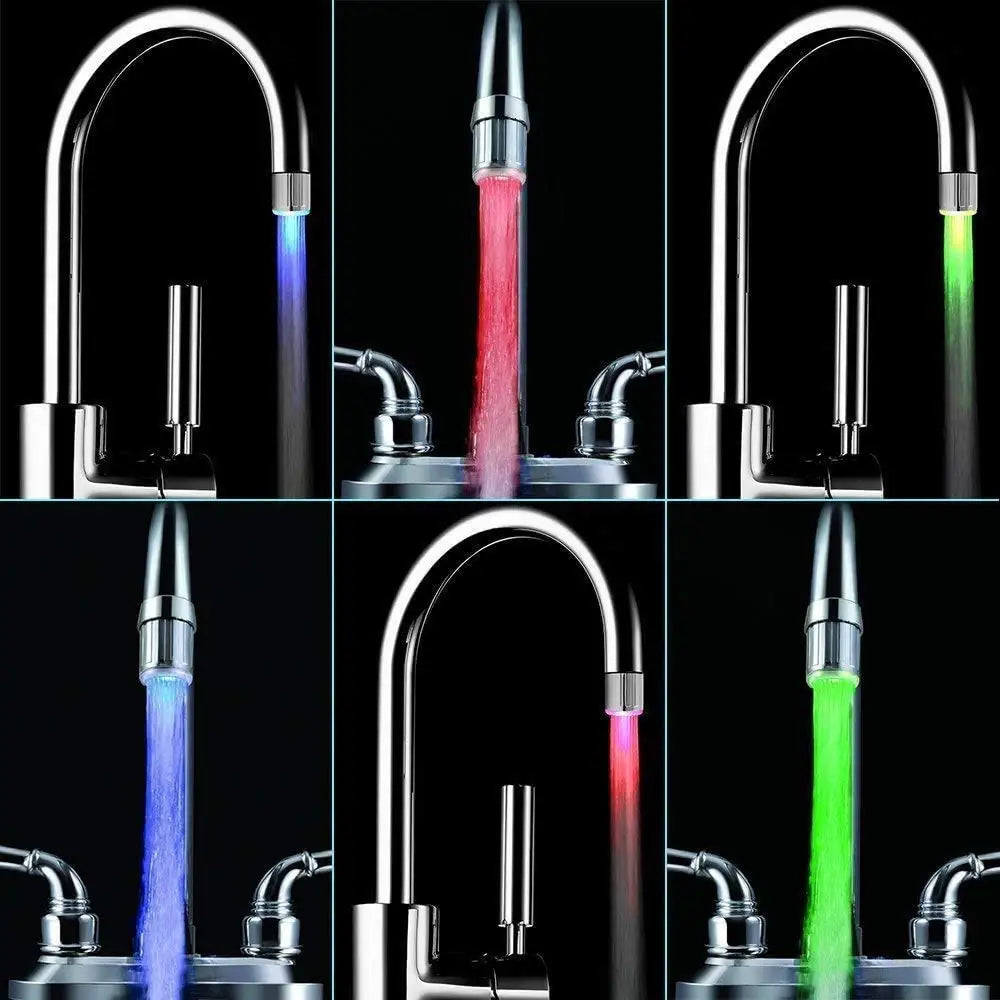 LED Color-Changing Faucet Light