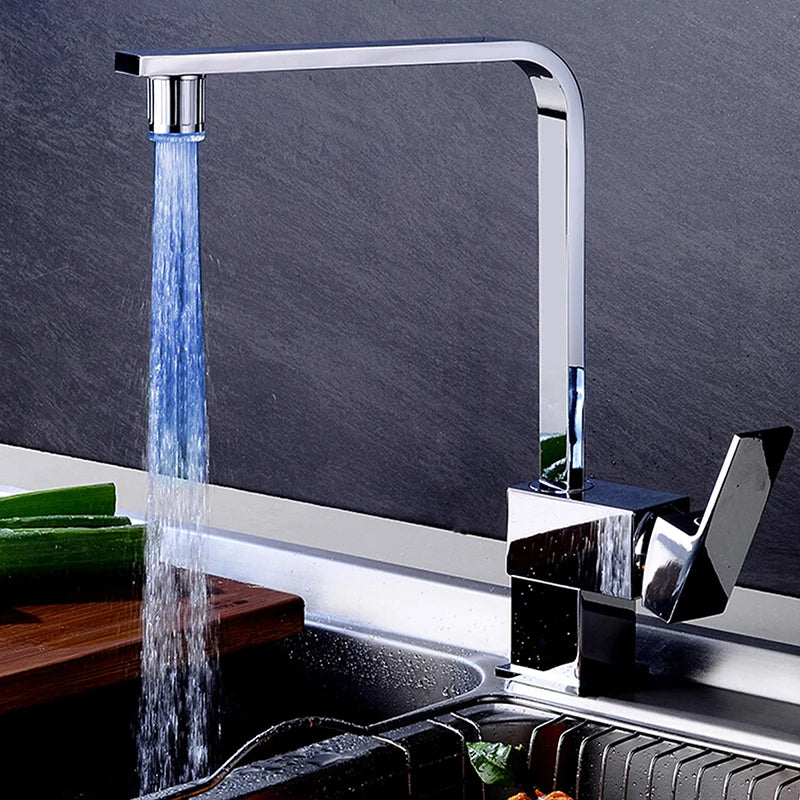 LED Color-Changing Faucet Light