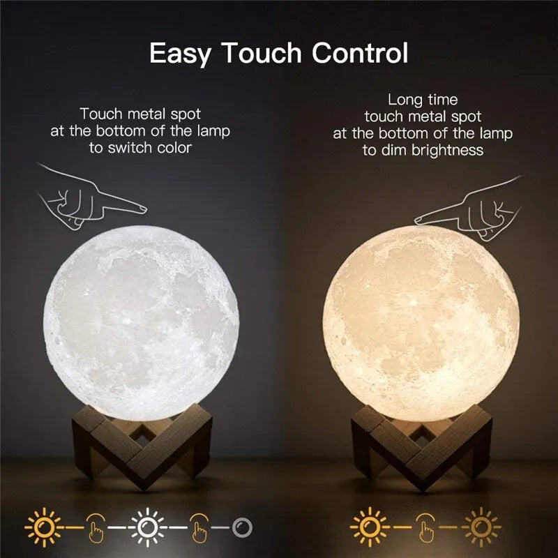 Moon glow lamp